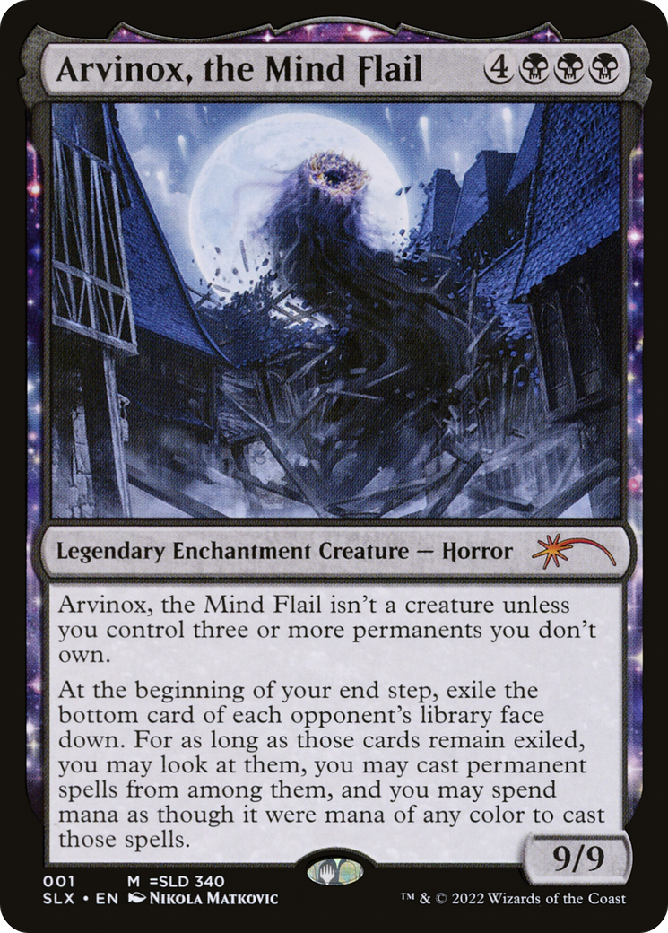 Arvinox, the Mind Flail (SLX-001) [Secret Lair] Universes Within MTG Single Wizards of the Coast