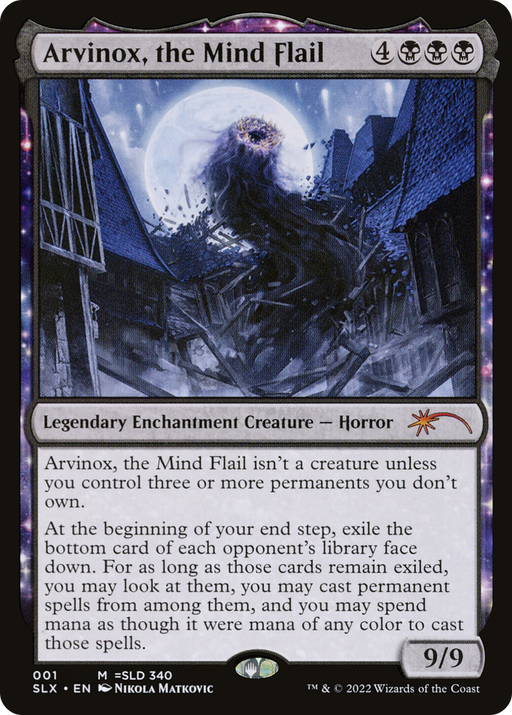 Arvinox, the Mind Flail (SLX-001) [Secret Lair] Universes Within MTG Single Wizards of the Coast