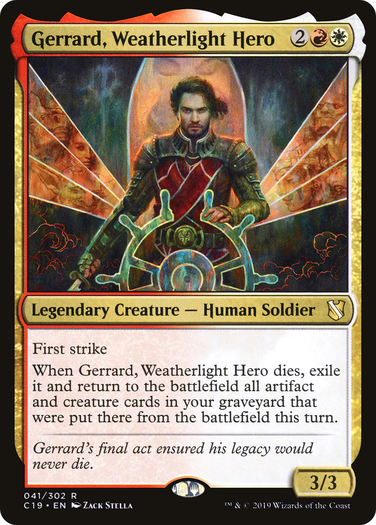 Gerrard, Weatherlight Hero (C19-041) [Commander 2019] MTG Single Wizards of the Coast
