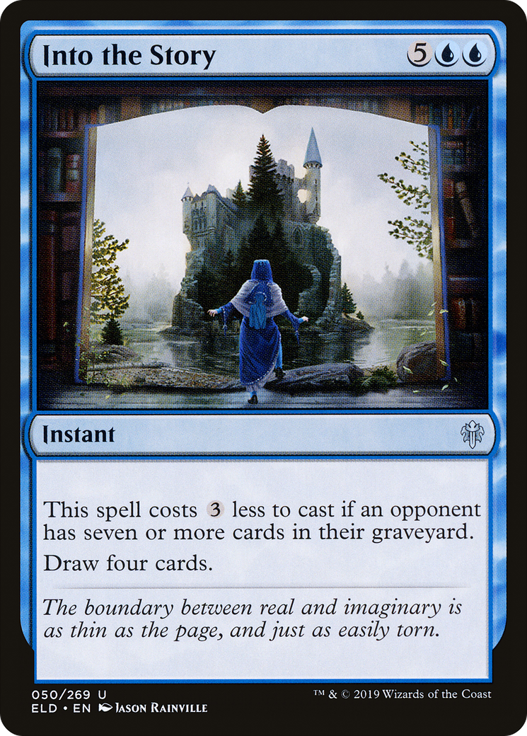 Into the Story (ELD-050) [Throne of Eldraine] Foil MTG Single Wizards of the Coast