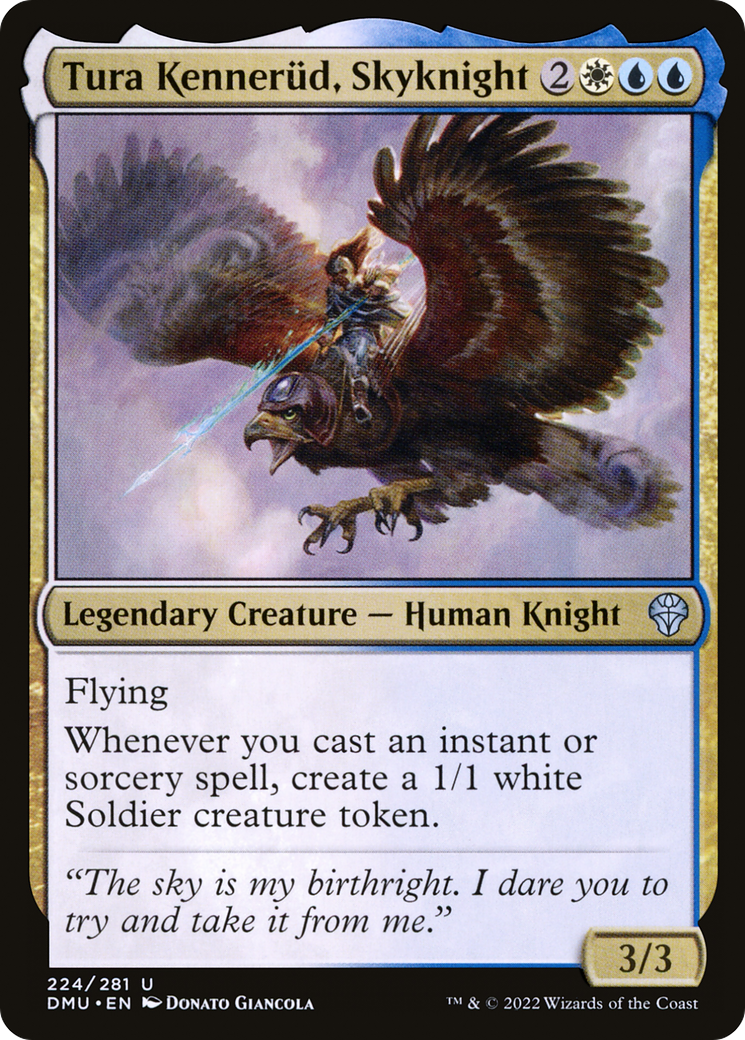 Tura Kennerüd, Skyknight (DMU-224) [Dominaria United] MTG Single Wizards of the Coast