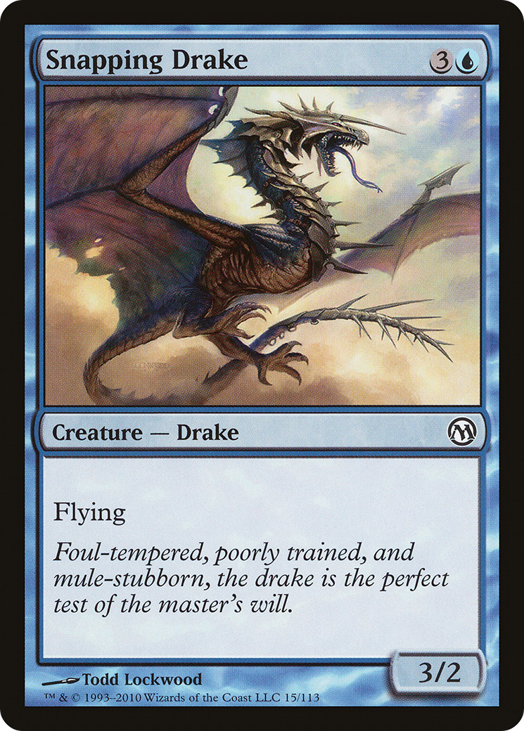 Snapping Drake (DPA-015) [Misc] Duels of the Planeswalkers MTG Single Wizards of the Coast