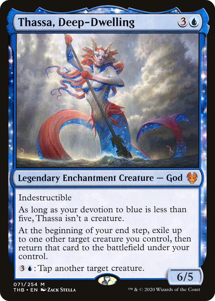 Thassa, Deep-Dwelling (THB-071) [Theros Beyond Death] MTG Single Wizards of the Coast