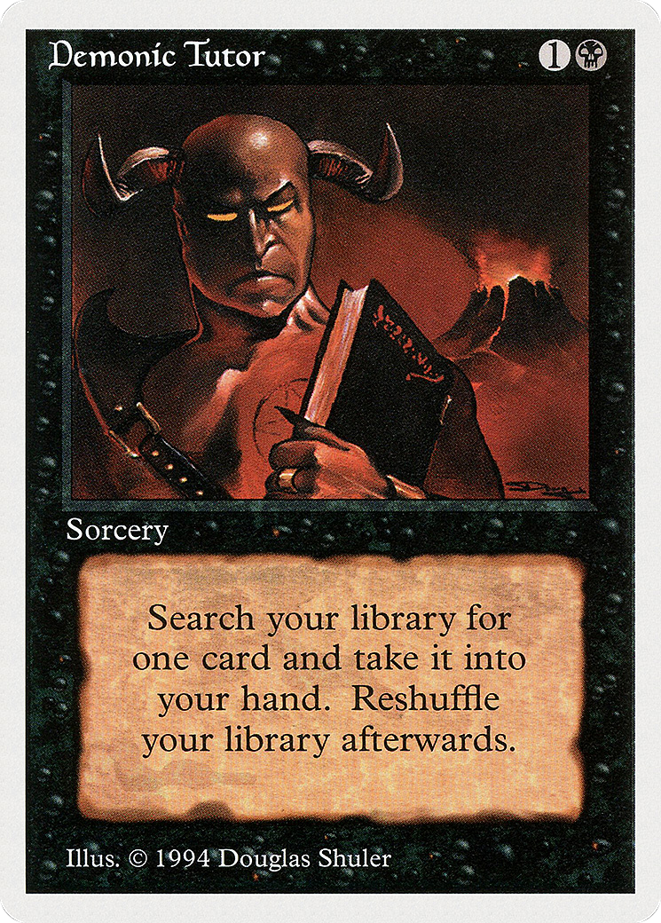 Demonic Tutor (SUM-105) [Misc] Summer Magic / Edgar MTG Single Wizards of the Coast