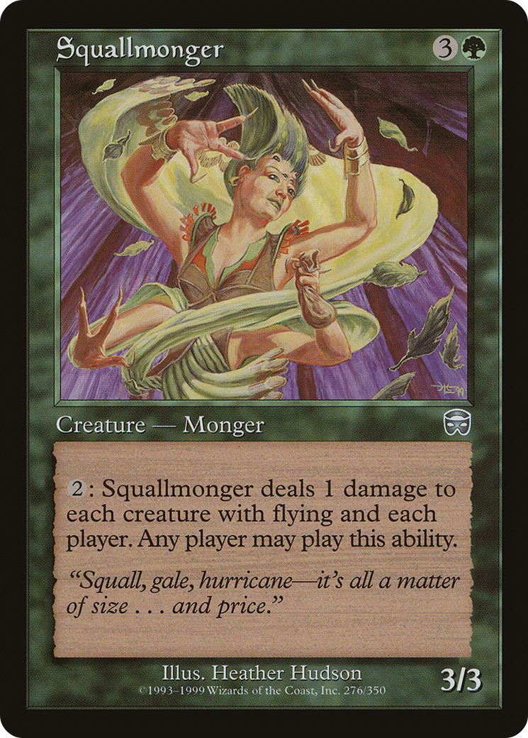 Squallmonger (MMQ-276) [Mercadian Masques] MTG Single Wizards of the Coast