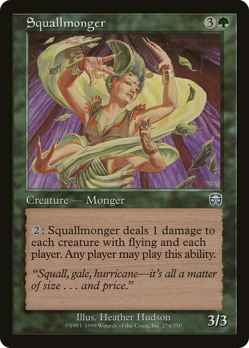 Squallmonger (MMQ-276) [Mercadian Masques] MTG Single Wizards of the Coast