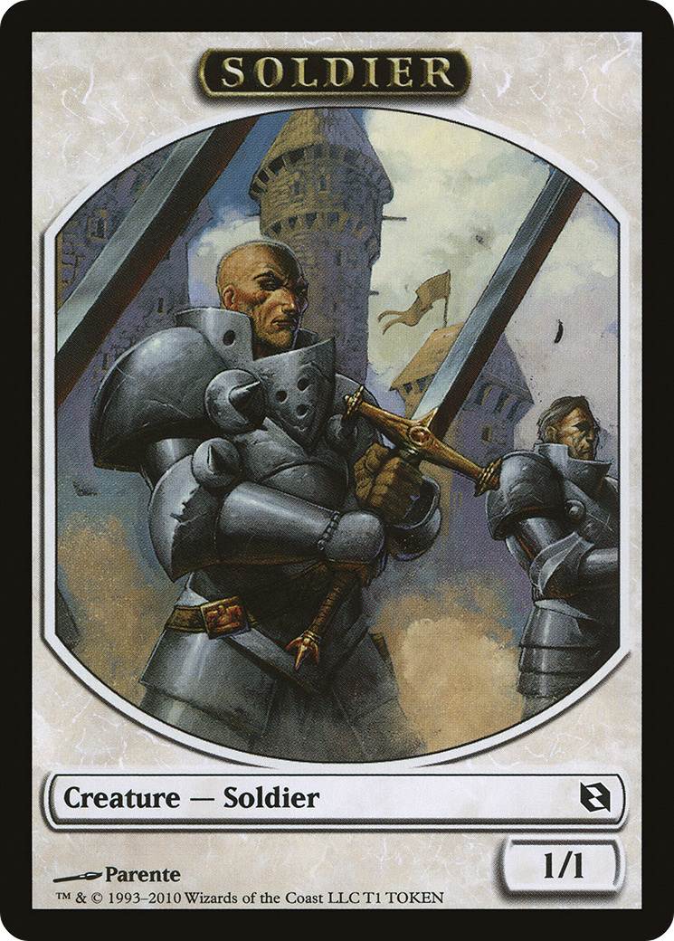 Soldier (DDF-001) [Misc] Duel Decks: Elspeth vs. Tezzeret Tokens MTG Single Wizards of the Coast