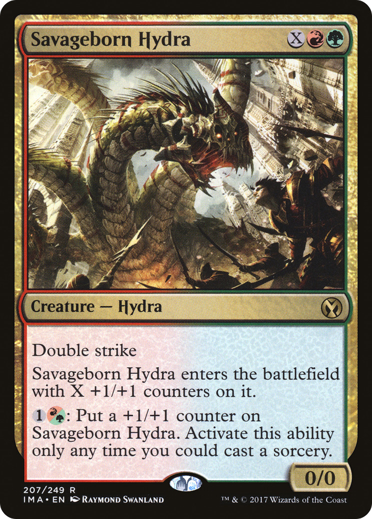 Savageborn Hydra (IMA-207) [Iconic Masters] Foil MTG Single Wizards of the Coast