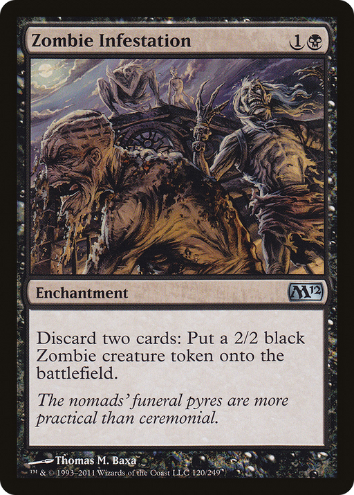 Zombie Infestation (M12-120) [Magic 2012] Foil MTG Single Wizards of the Coast