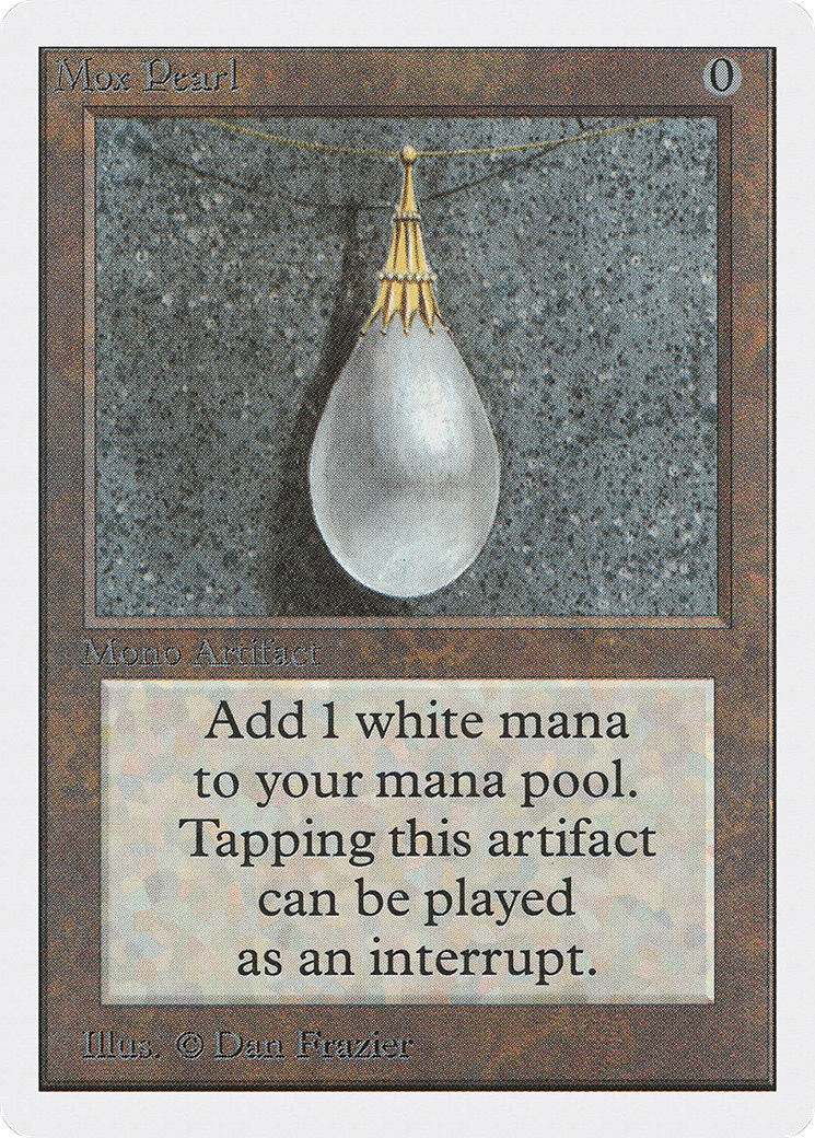 Mox Pearl (2ED-264) [Oldschool] Unlimited Edition MTG Single Wizards of the Coast