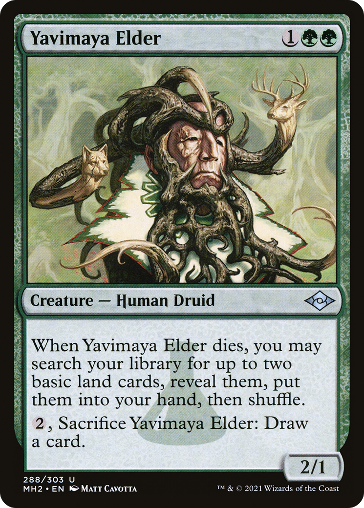 Yavimaya Elder (MH2-288) [Modern Horizons 2] Foil MTG Single Wizards of the Coast