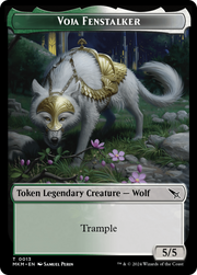 Detective // Voja Fenstalker Double-Sided Token [Tokens] Murders at Karlov Manor Tokens MTG Single Magic: The Gathering