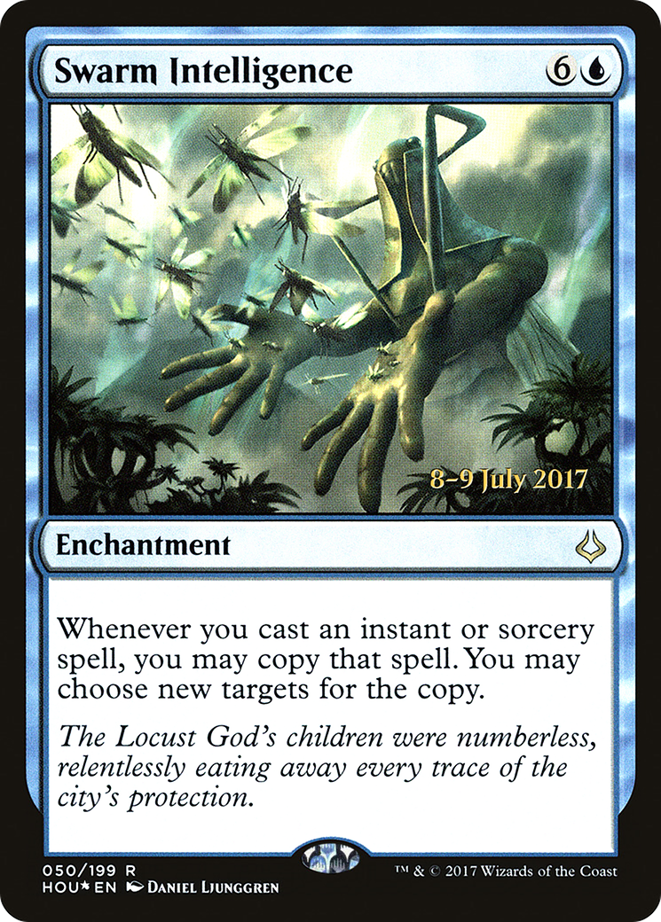 Swarm Intelligence (PRE-050) [Hour of Devastation Promos] Foil MTG Single Wizards of the Coast