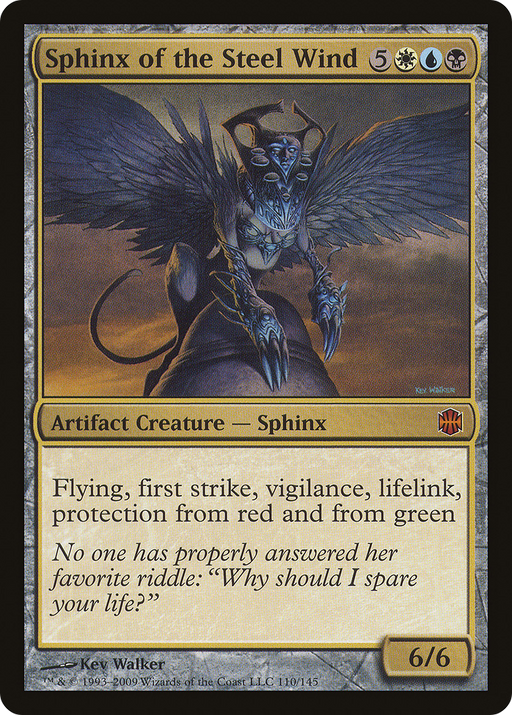 Sphinx of the Steel Wind (ARB-110) [Alara Reborn] MTG Single Wizards of the Coast