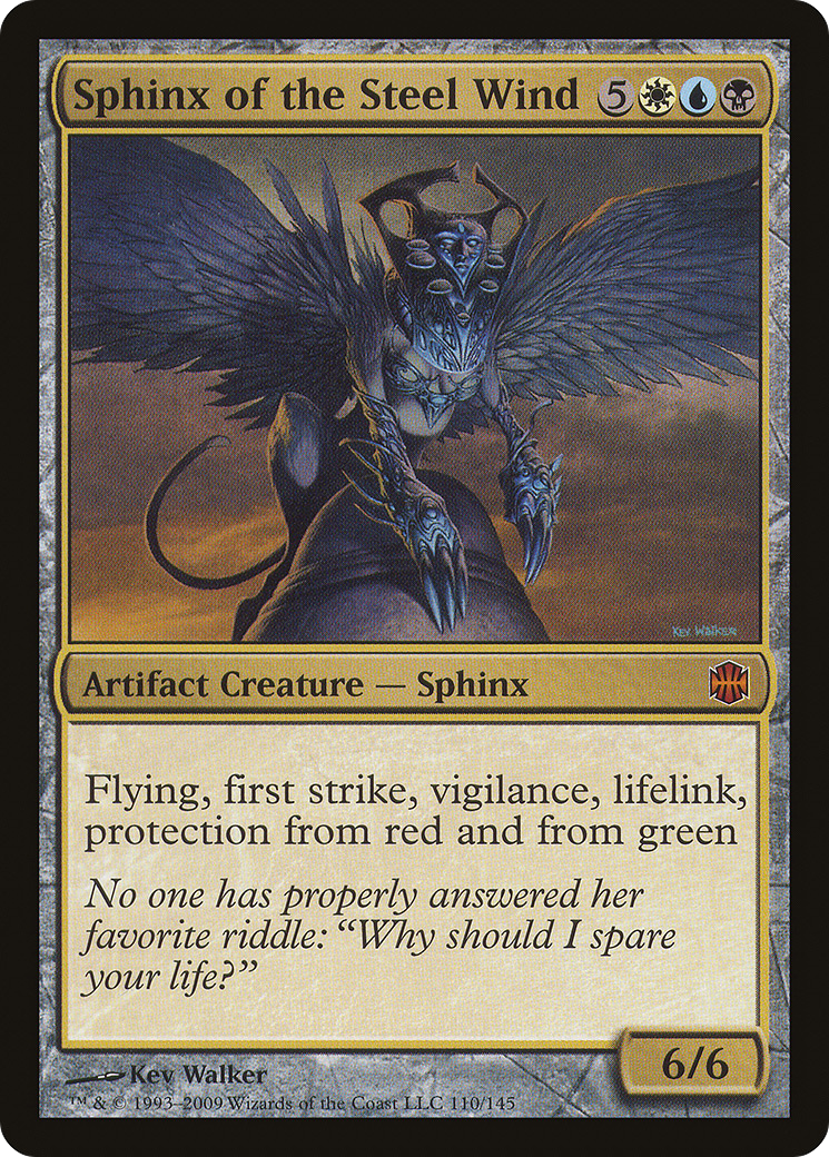 Sphinx of the Steel Wind [Alara Reborn] MTG Single Magic: The Gathering