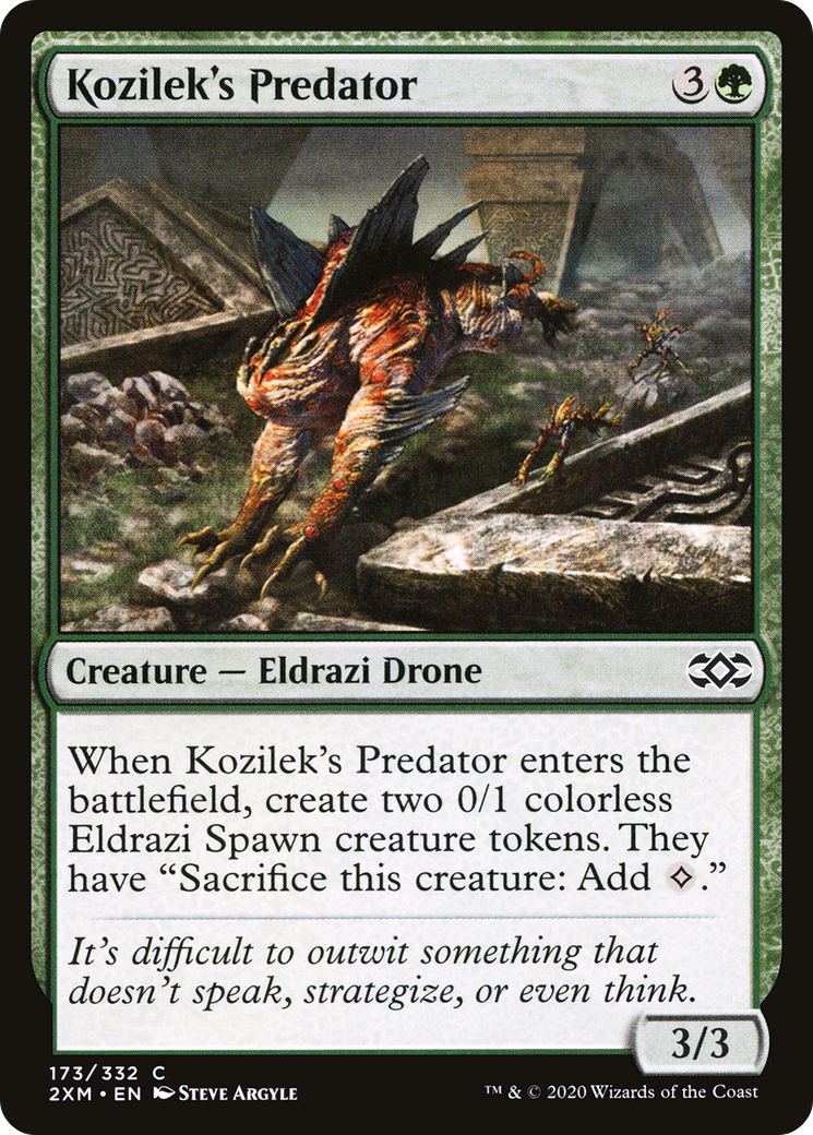 Kozilek's Predator (2XM-173) [Double Masters] Foil MTG Single Wizards of the Coast