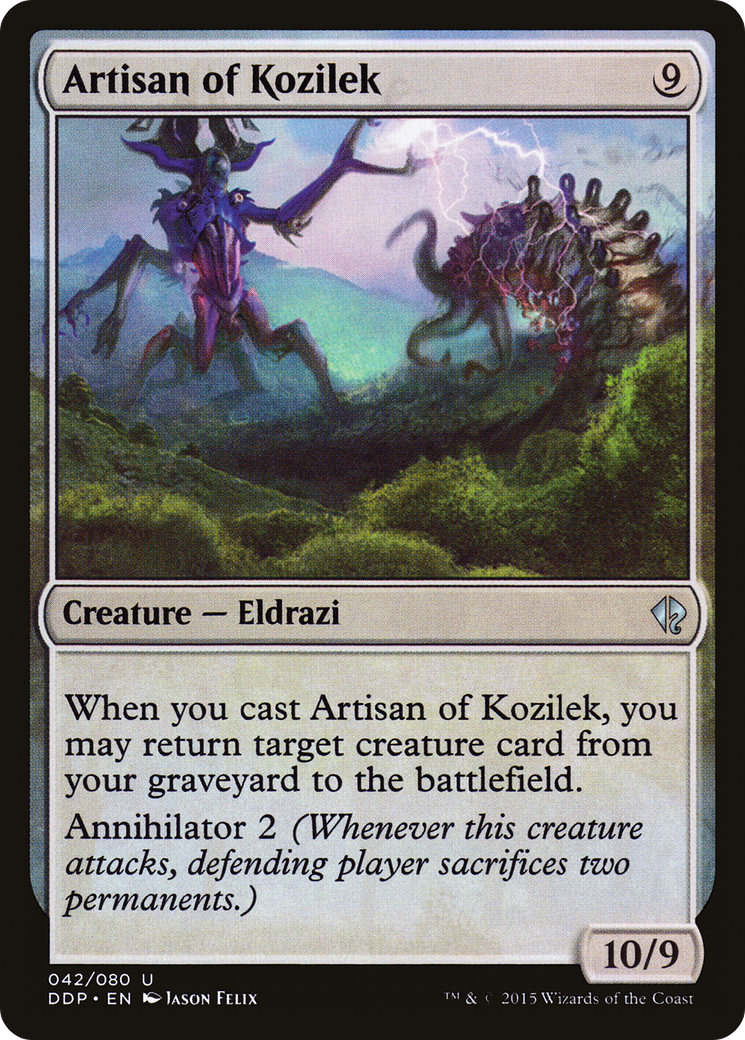 Artisan of Kozilek (DDP-042) [Misc] Duel Decks: Zendikar vs. Eldrazi MTG Single Wizards of the Coast