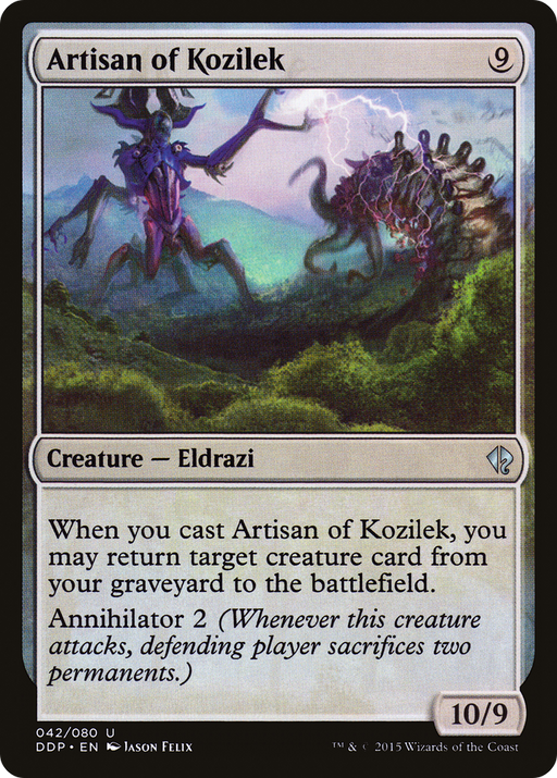 Artisan of Kozilek (DDP-042) [Misc] Duel Decks: Zendikar vs. Eldrazi MTG Single Wizards of the Coast