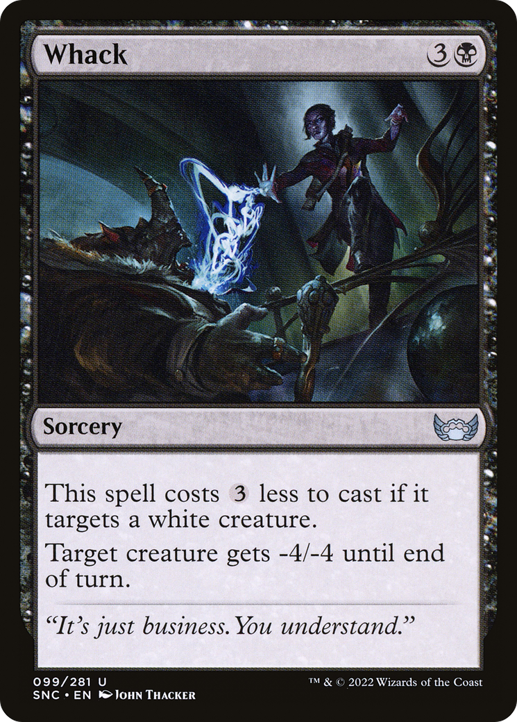 Whack (SNC-099) [Streets of New Capenna] Foil MTG Single Wizards of the Coast