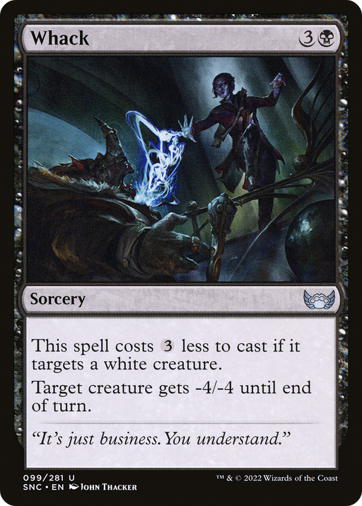 Whack (SNC-099) [Streets of New Capenna] Foil MTG Single Wizards of the Coast