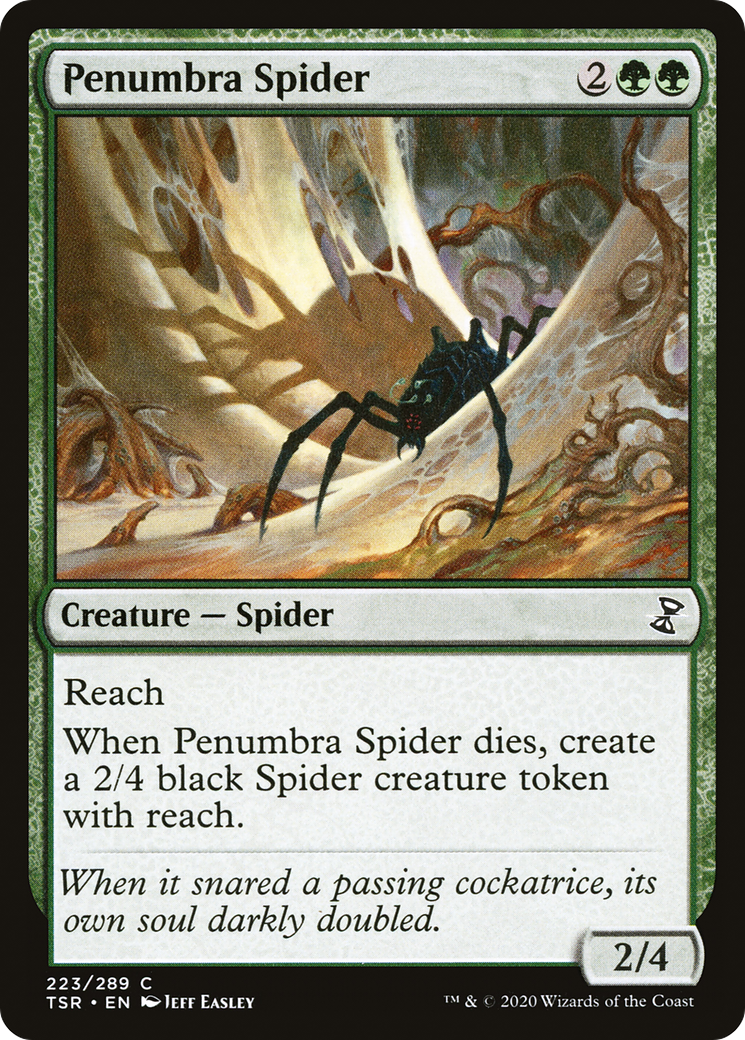 Penumbra Spider (TSR-223) [Time Spiral Remastered] Foil MTG Single Wizards of the Coast