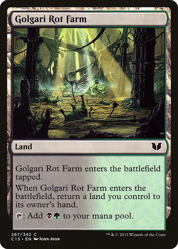 Golgari Rot Farm (C15-287) [Commander 2015] MTG Single Wizards of the Coast