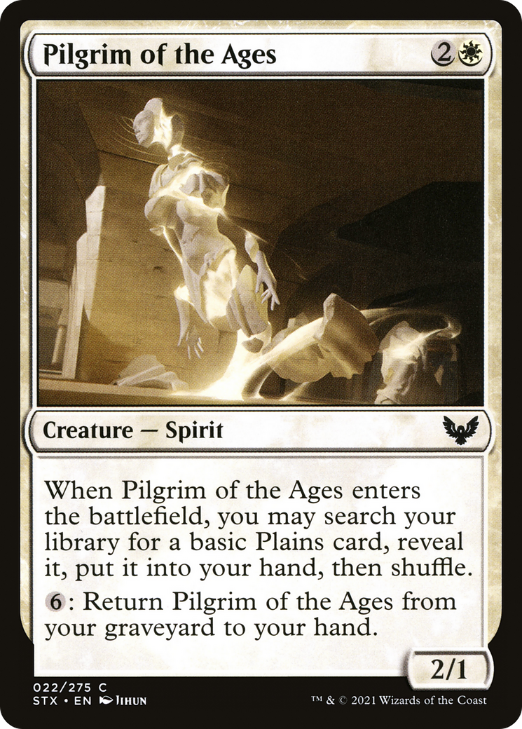 Pilgrim of the Ages (STX-022) [Strixhaven: School of Mages] MTG Single Wizards of the Coast
