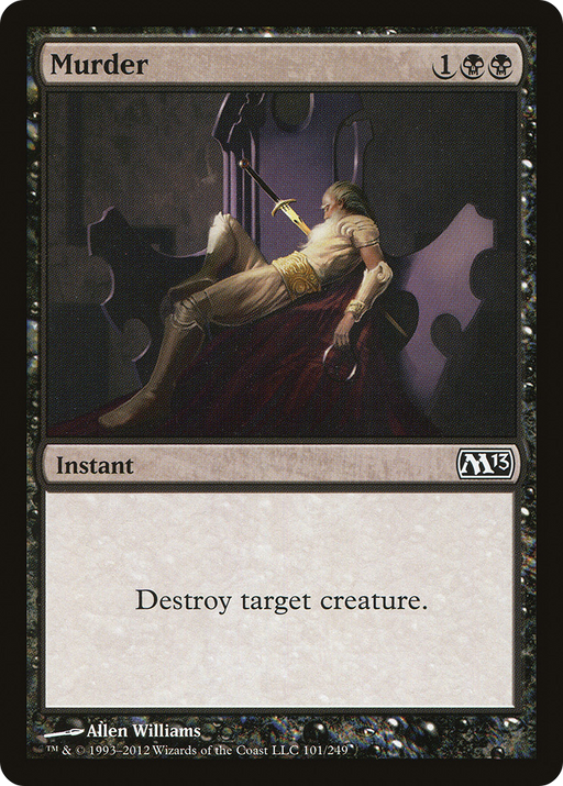 Murder (M13-101) [Magic 2013] Foil MTG Single Wizards of the Coast