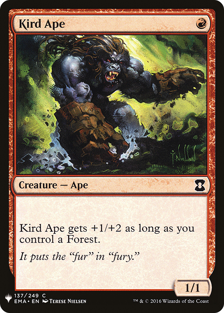 Kird Ape (LIST-EMA-137) [Mystery Booster] The List MTG Single Wizards of the Coast