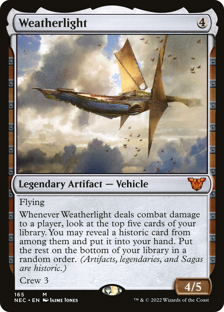 Weatherlight (NEC-165) [Neon Dynasty Commander] MTG Single Wizards of the Coast