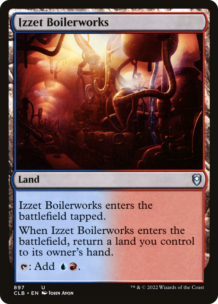 Izzet Boilerworks (CLB-897) [Commander Legends: Battle for Baldur's Gate] MTG Single Wizards of the Coast