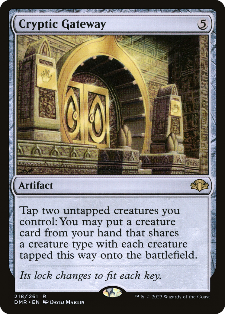 Cryptic Gateway (DMR-218) [Dominaria Remastered] MTG Single Wizards of the Coast