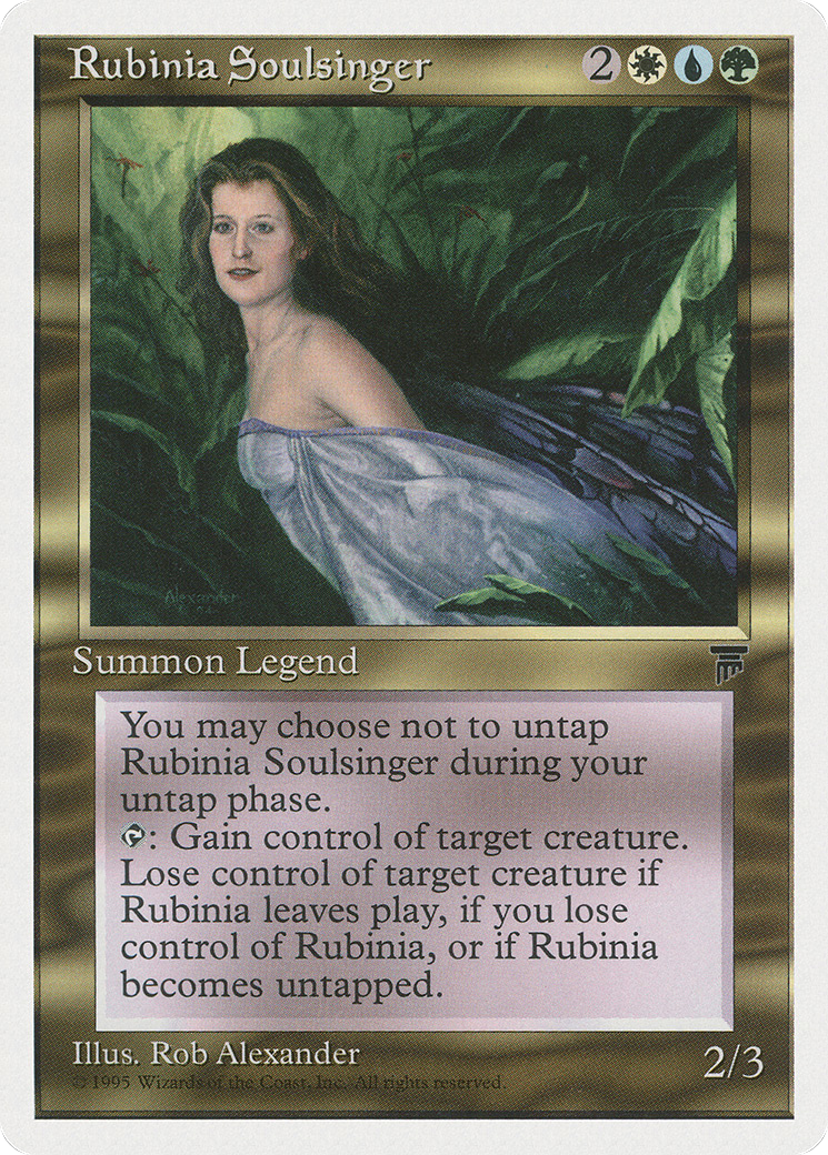 Rubinia Soulsinger (CHR-083) [Chronicles] MTG Single Wizards of the Coast