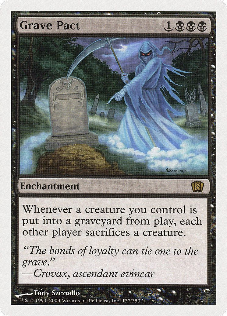 Grave Pact (8ED-137) [Eighth Edition] MTG Single Wizards of the Coast