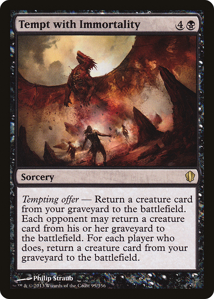 Tempt with Immortality (C13-095) [Commander 2013] MTG Single Wizards of the Coast