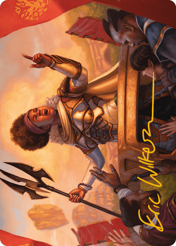 Recruiter of the Guard Art Card (Gold-Stamped Signature) [Art Series] Modern Horizons 3 MTG Single Magic: The Gathering