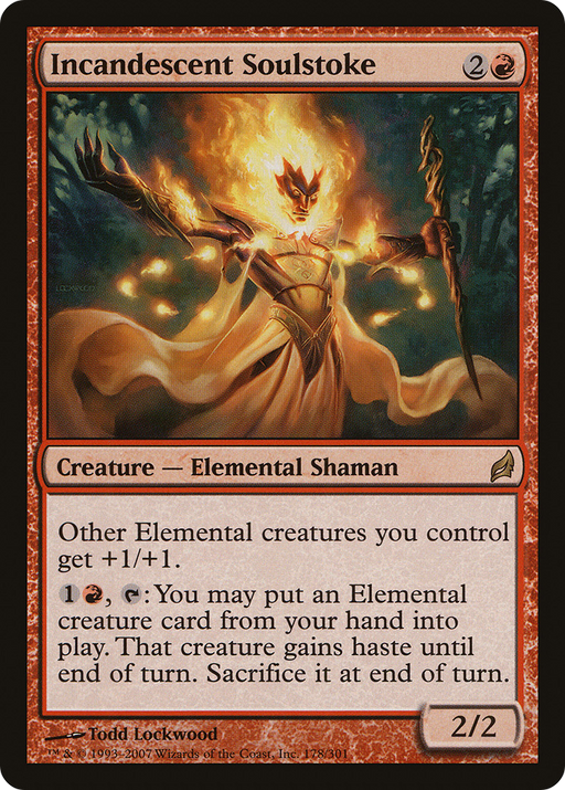 Incandescent Soulstoke (LRW-178) [Lorwyn] Foil MTG Single Wizards of the Coast