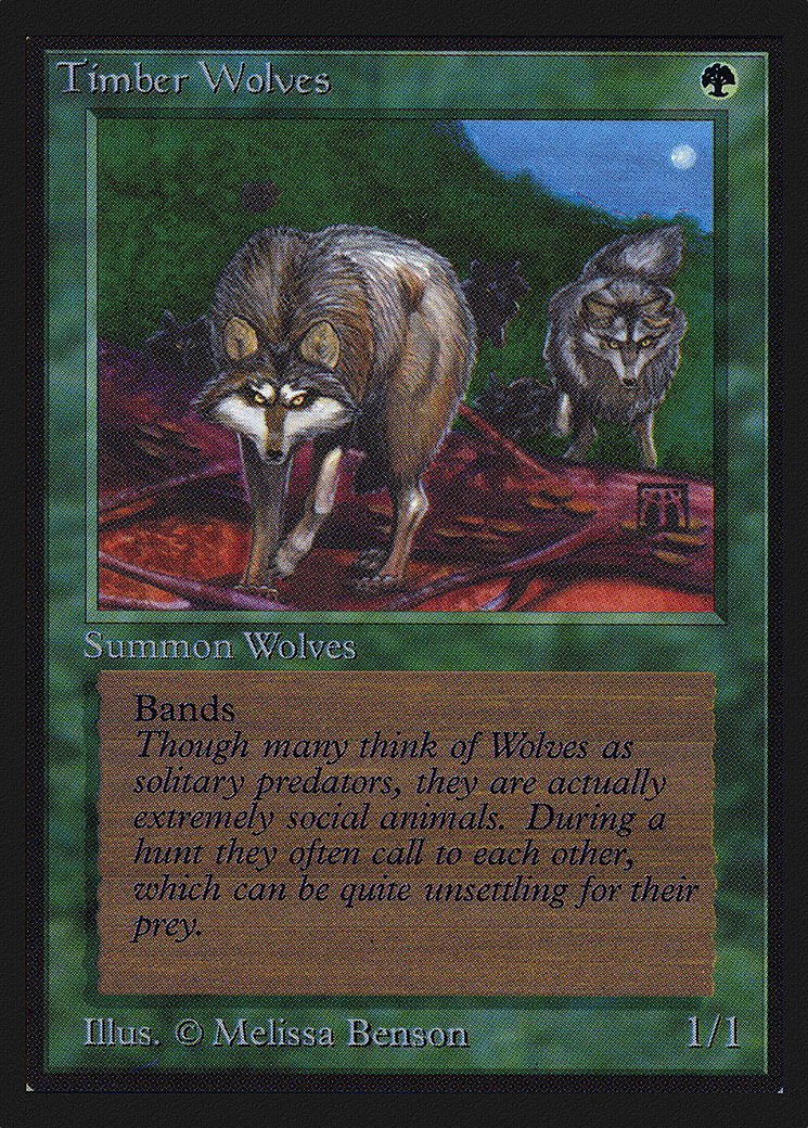 Timber Wolves (CED-220) [Collectors' Edition] MTG Single Wizards of the Coast