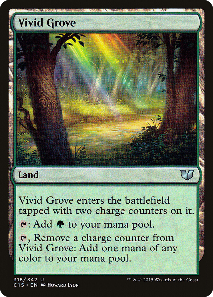 Vivid Grove (C15-318) [Commander 2015] MTG Single Wizards of the Coast