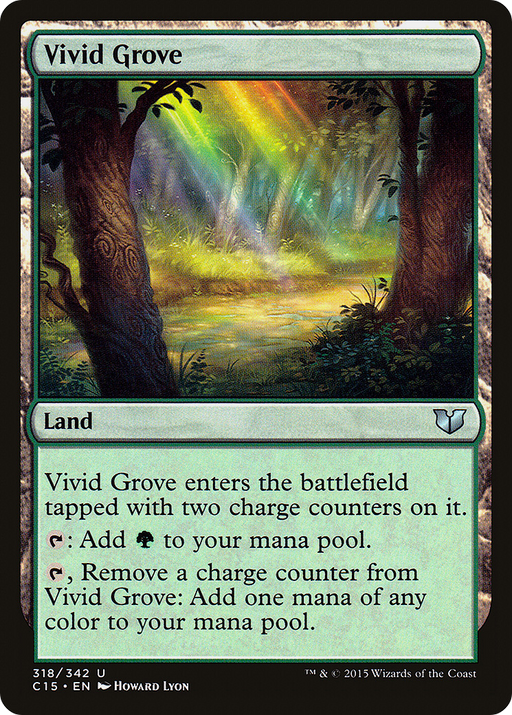 Vivid Grove (C15-318) [Commander 2015] MTG Single Wizards of the Coast