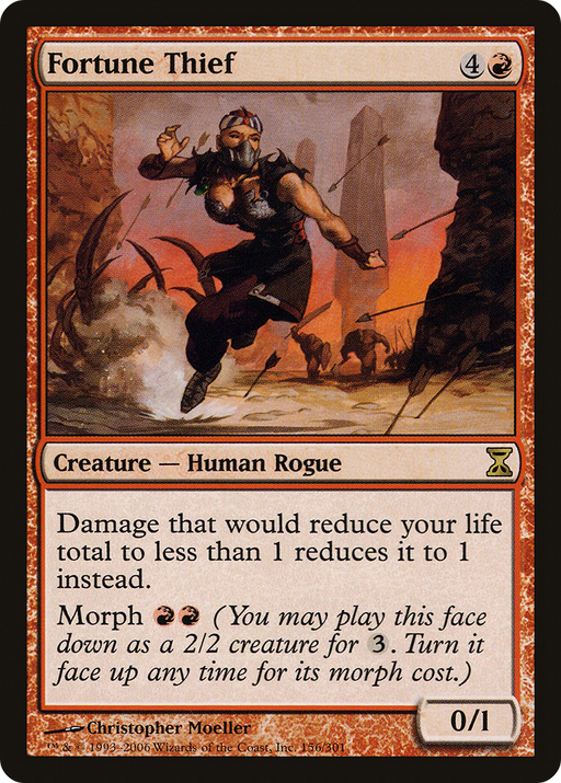 Fortune Thief (TSP-156) [Time Spiral] MTG Single Wizards of the Coast