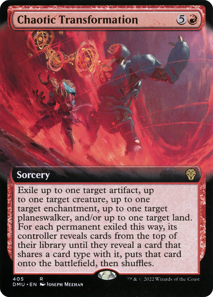 Chaotic Transformation (DMU-405) [Dominaria United] (Extended Art) MTG Single Wizards of the Coast
