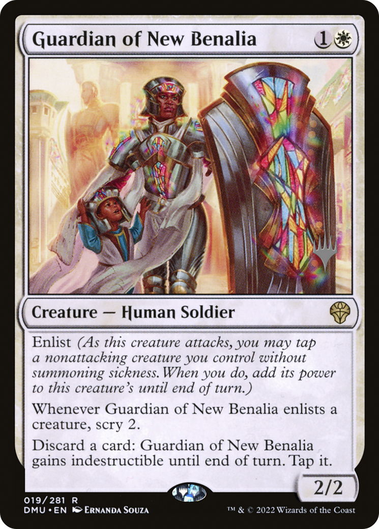Guardian of New Benalia (PPDMU-019) [Dominaria United Promos] MTG Single Wizards of the Coast