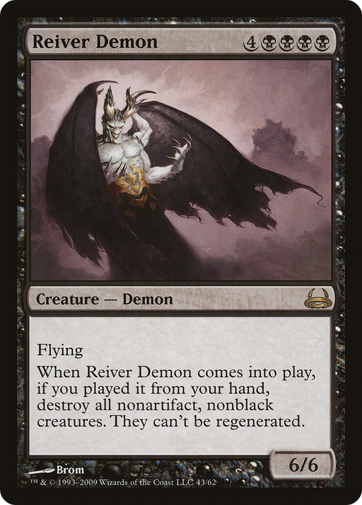 Reiver Demon (DDC-043) [Misc] Duel Decks: Divine vs. Demonic MTG Single Wizards of the Coast
