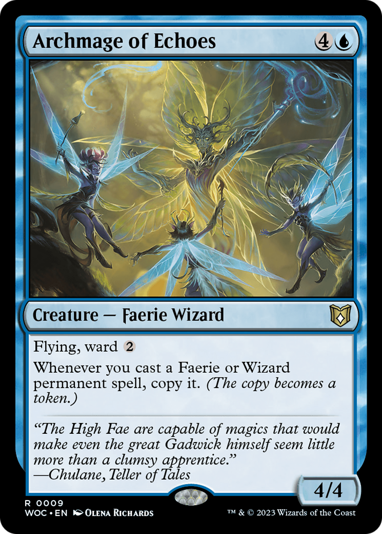 Archmage of Echoes (WOC-009) [Wilds of Eldraine Commander] MTG Single Wizards of the Coast