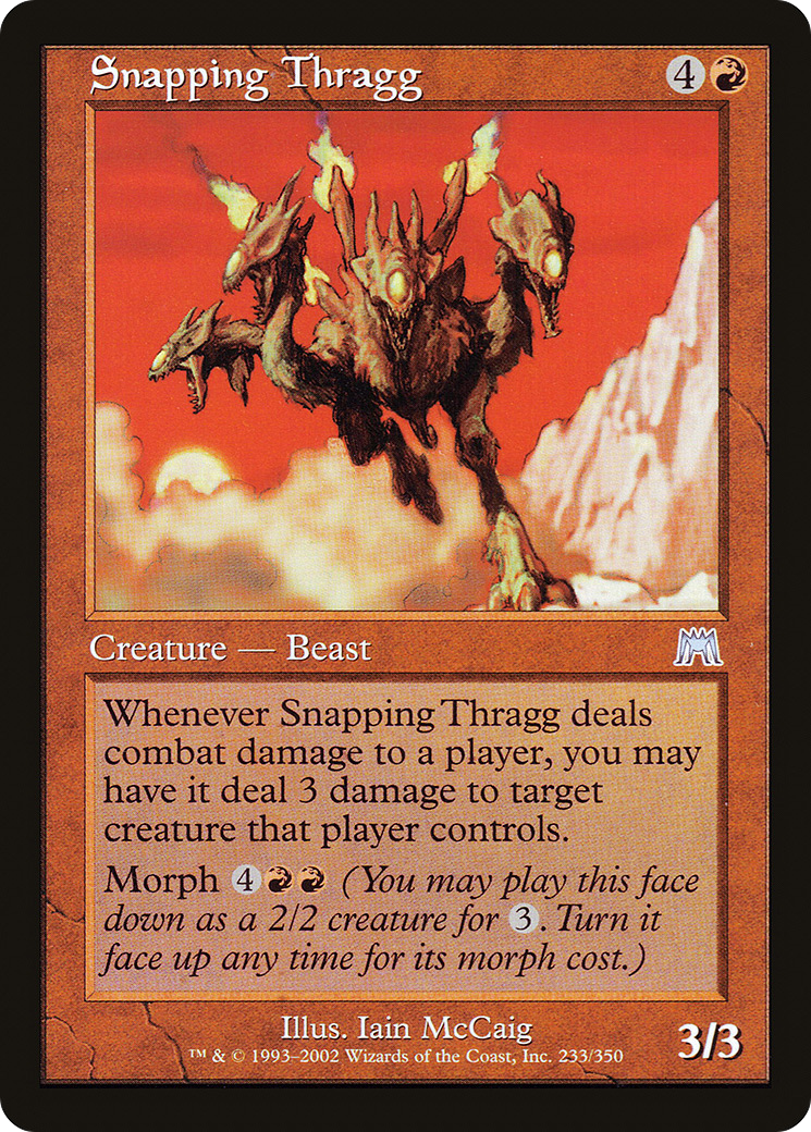 Snapping Thragg (ONS-233) [Onslaught] MTG Single Wizards of the Coast