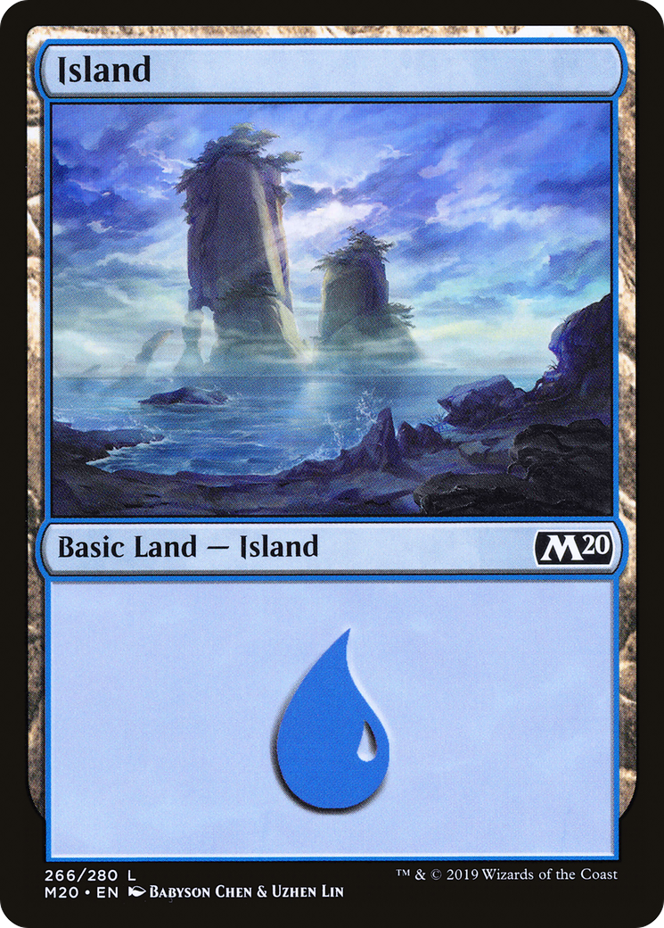 Island (M20-266) [Core Set 2020] MTG Single Wizards of the Coast