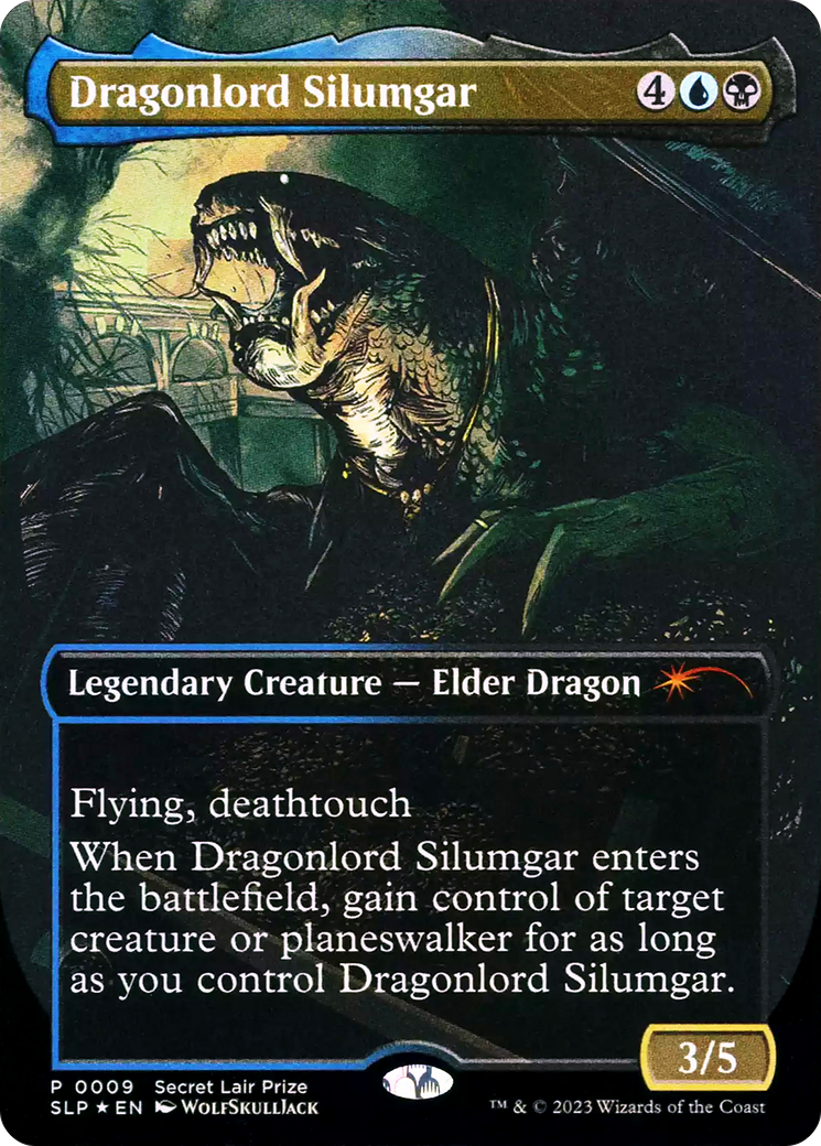 Dragonlord Silumgar (SLP-009) [Secret Lair] Showdown Foil MTG Single Wizards of the Coast