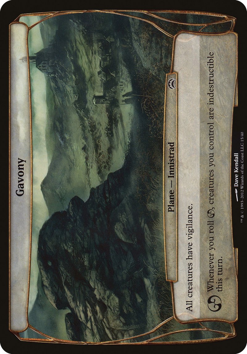 Gavony (Planechase 2012) (OVER-015) [Oversized] Planechase 2012 Planes Foil MTG Single Wizards of the Coast