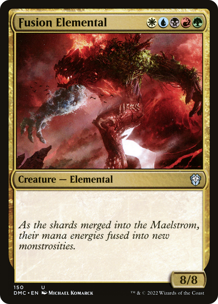 Fusion Elemental (DMC-150) [Dominaria United Commander] MTG Single Wizards of the Coast